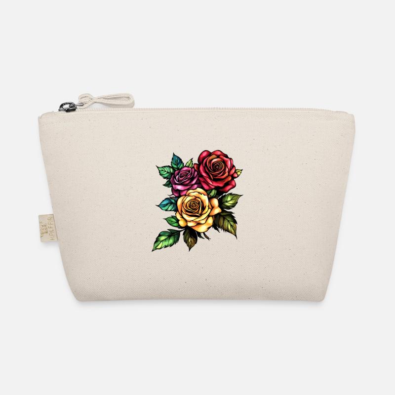 Rosen Blumen Liebe Bio-Täschchen