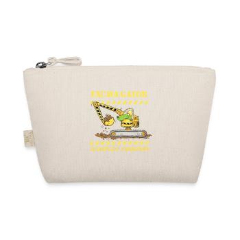 Amusant chantier excavatrice crocodile dire jeu de mots - Trousse biologique - nature - Devant