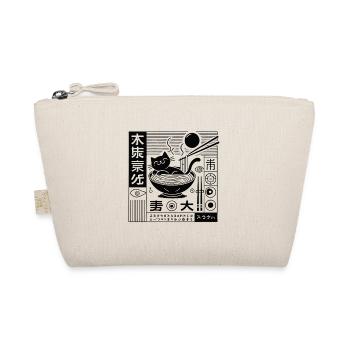 Japanese Retro Ukiyo-E Ramen Noodles Streetwear - Organic Pouch - nature - Front