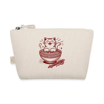 Chat Kawaii Dans Un Bol De Ramen Nouilles Japonaises - Trousse biologique - nature - Devant