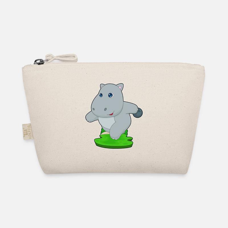 Nilpferd Bowling Bowlingkugel Bio-Täschchen