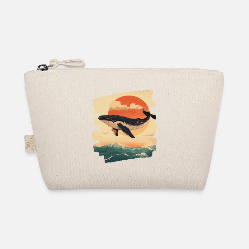 Whale Retro Organic Pouch