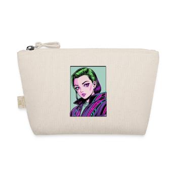 Anime Woman - Organic Pouch - nature - Front