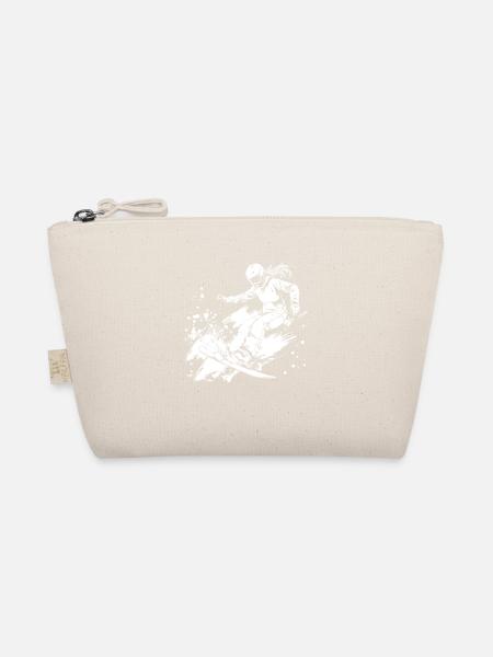 Snowboarder - Organic Pouch - nature - Front