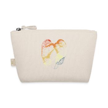 Retro Boxing Gloves - Organic Pouch - nature - Front