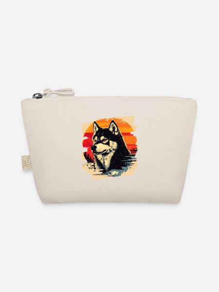 Husky - Bio-Täschchen - Natur - Vorne
