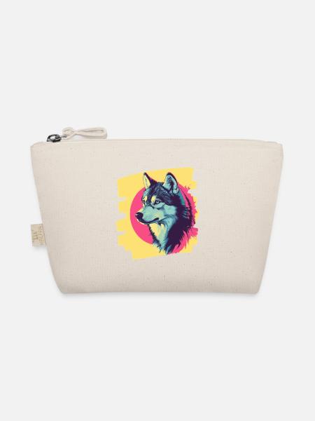 Husky - Bio-Täschchen - Natur - Vorne