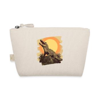 Crocodile Retro - Organic Pouch - nature - Front