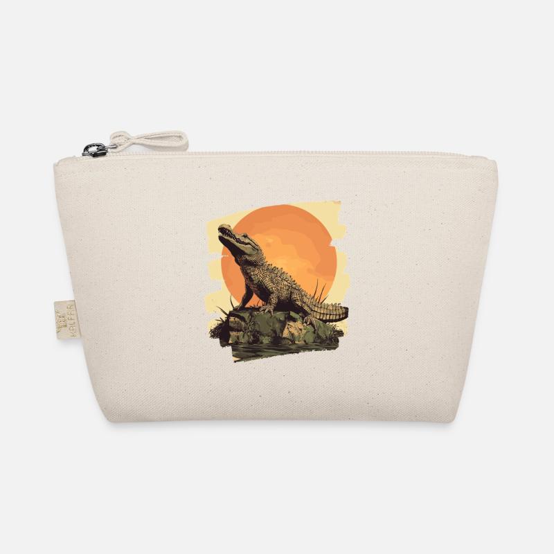 Crocodile Retro Organic Pouch