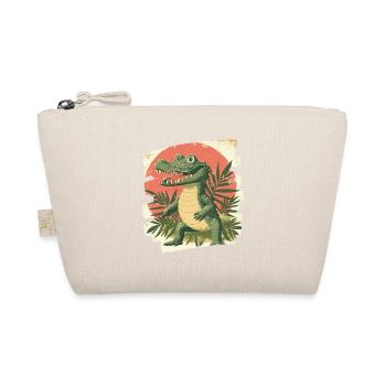 Crocodile - Organic Pouch - nature - Front