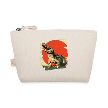 Crocodile - Organic Pouch - nature - Front