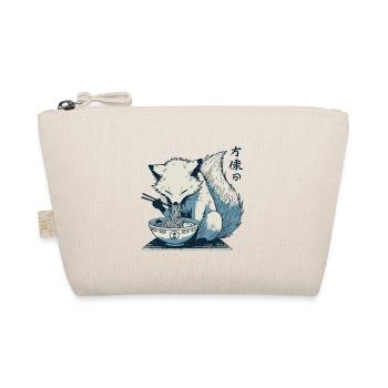 Kitsune Ramen Nudeln Kawaii Japan Streetwear Retro - Bio-Täschchen - Natur - Vorne