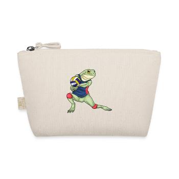 Frog Volleyball Player Volleyball - Organic Pouch - nature - Front