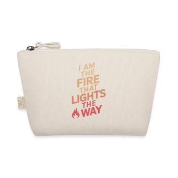 I Am The Fire Leo Zodiac Sign Power - Organic Pouch - nature - Front