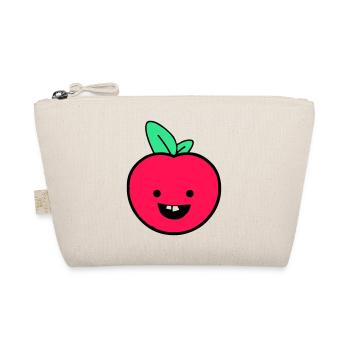 apfel smile - Bio-Täschchen - Natur - Vorne