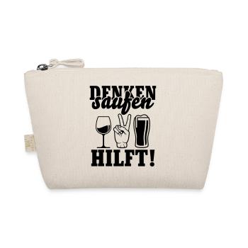 Drinking helps - Organic Pouch - nature - Front