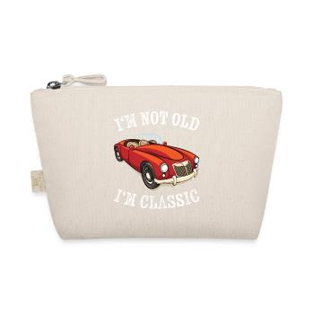 Je ne suis pas vieux, je suis Classic Gift Funny Cars - Trousse biologique - nature - Devant
