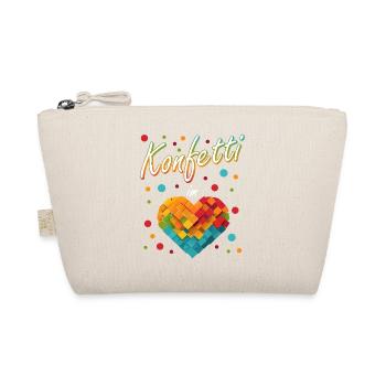 Confetti Carnival Carnival Fun Design - Organic Pouch - nature - Front