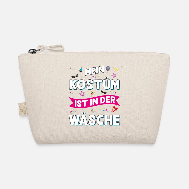Mein Kostüm ist in der Wäsche Funny Design Bio-Täschchen