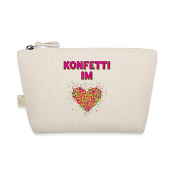 Confetti Carnival Carnival Fun Design - Organic Pouch - nature - Front