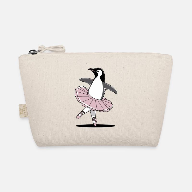 Elégant pingouin en tutu de ballet Trousse biologique