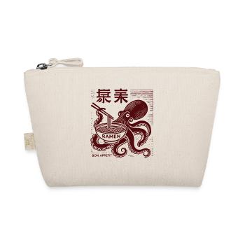 Ukiyo-E Ramen Nudeln Oktopus Retro Japan Stil - Bio-Täschchen - Natur - Vorne