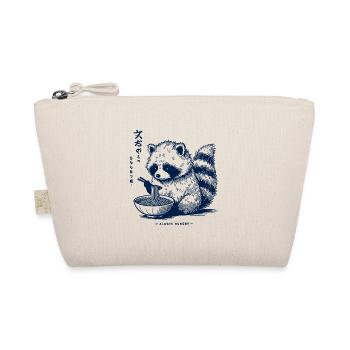 Japon Anime Streetwear Raton laveur Ramen Rétro Kawaii - Trousse biologique - nature - Devant