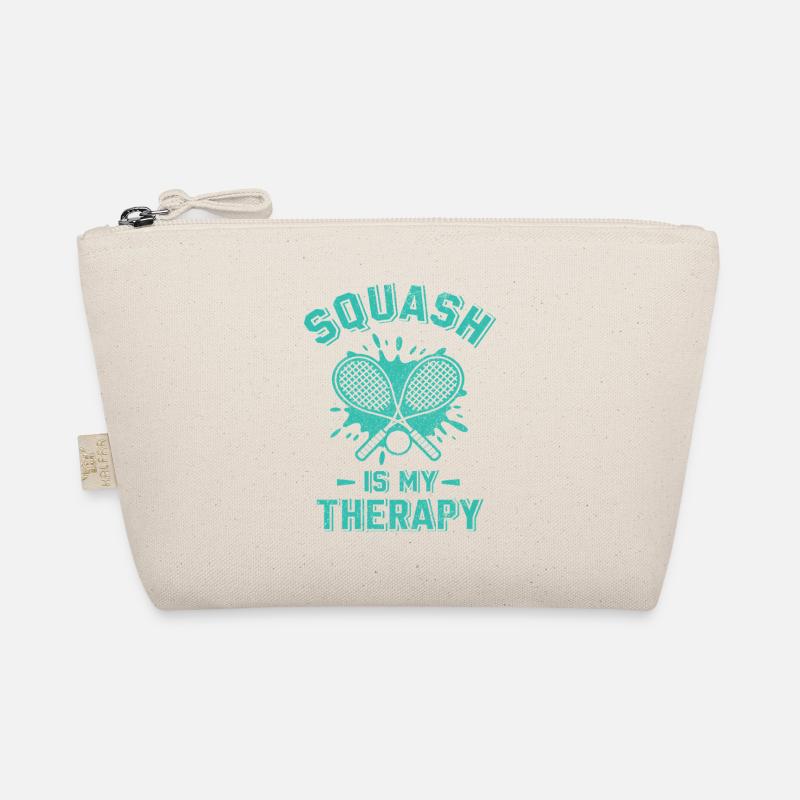 Squash ist mein Therapy Funny Squash Player Bio-Täschchen