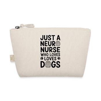 Neuro Nurse Hunde Pflegekraft Neurologie Geschenk - Bio-Täschchen - Natur - Vorne