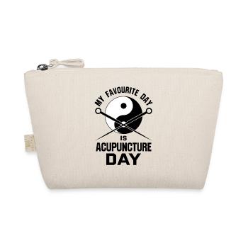 Akupunkteur Geschenke Design Chinesische Medizin - Bio-Täschchen - Natur - Vorne