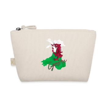 Flag of Wales, Welsh pride - Organic Pouch - nature - Front