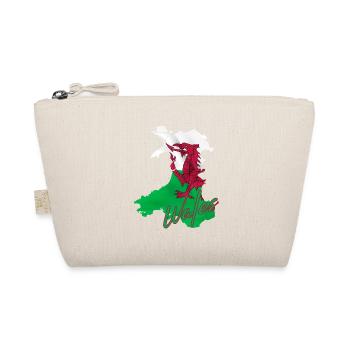 Flag of Wales, Welsh pride - Organic Pouch - nature - Front