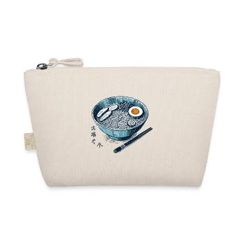 Ramen Noodles Ukiyo-E Japan Retro Streetwear - Organic Pouch - nature - Front