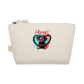 Teckel Chien Amour Teckel Dog Friends Amoureux des animaux - Trousse biologique - nature - Devant