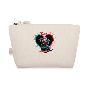 Teckel Chien Amour Teckel Dog Friends Amoureux des animaux - Trousse biologique - nature - Devant