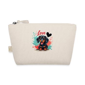 Teckel Chien Amour Teckel Dog Friends Amoureux des animaux - Trousse biologique - nature - Devant