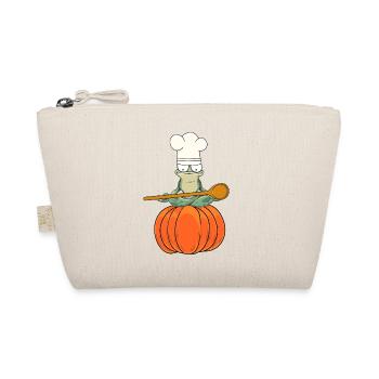 Frog Pumpkin Cooking Cooking Halloween Cooking - Organic Pouch - nature - Front