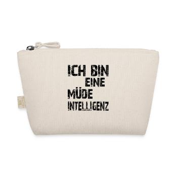 AI Saying: I'm a tired intelligence - Organic Pouch - nature - Front