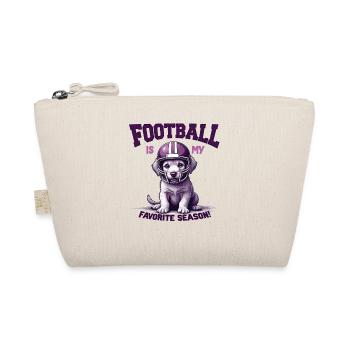 Football & Dog Football American Football - Organic Pouch - nature - Front