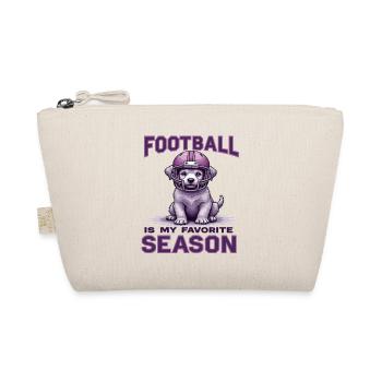 Football & Dog Football American Football - Organic Pouch - nature - Front