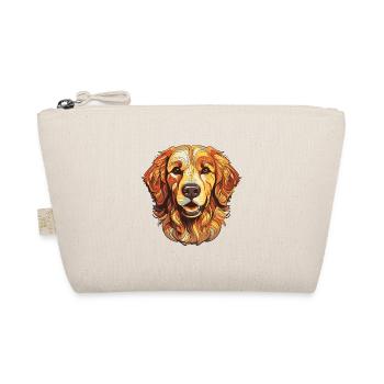 Portrait de chien Golden Retriever - Trousse biologique - nature - Devant