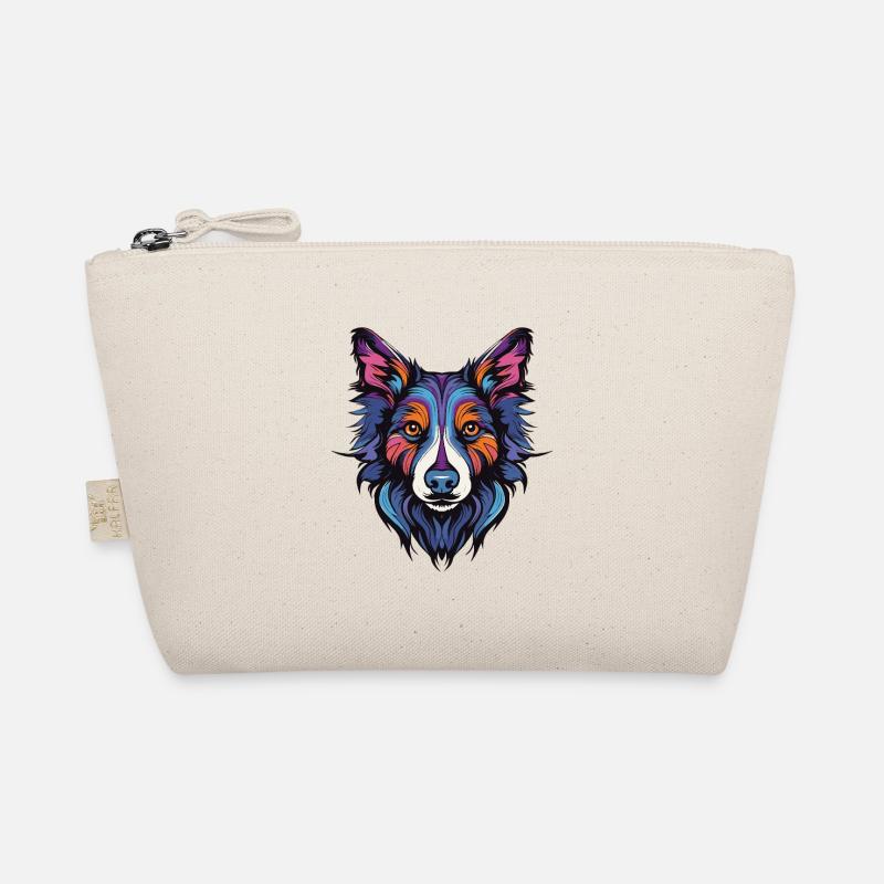 Border Collie Chien Portrait Trousse biologique