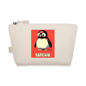 SADGUIN triste pingouin style bande dessinée - Trousse biologique - nature - Devant