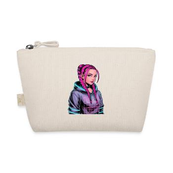 Anime Woman - Organic Pouch - nature - Front