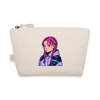 Anime Woman - Organic Pouch - nature - Front