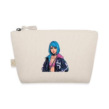Anime Woman - Organic Pouch - nature - Front
