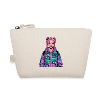 Anime Woman - Organic Pouch - nature - Front
