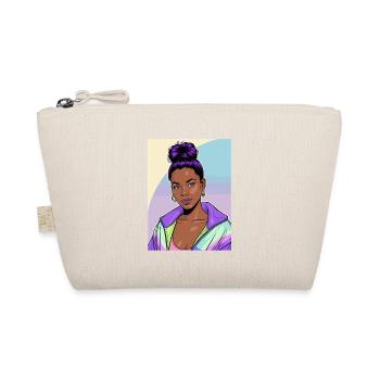 Anime Woman - Organic Pouch - nature - Front