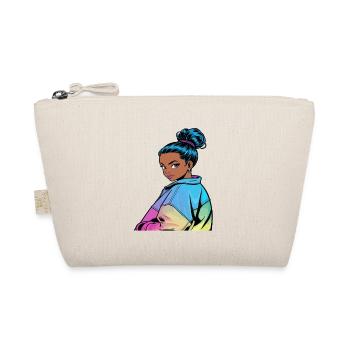 Anime Woman - Organic Pouch - nature - Front