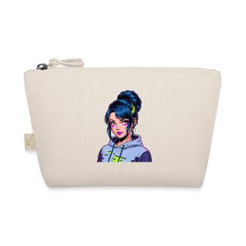 Anime Woman - Organic Pouch - nature - Front